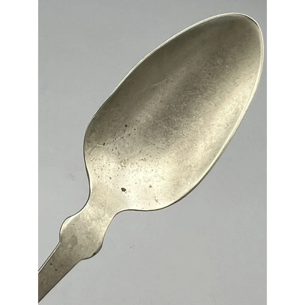 Mid to Late 1800's Tea Spoon Fiddle Pattern French Tipped Meriden Britannia